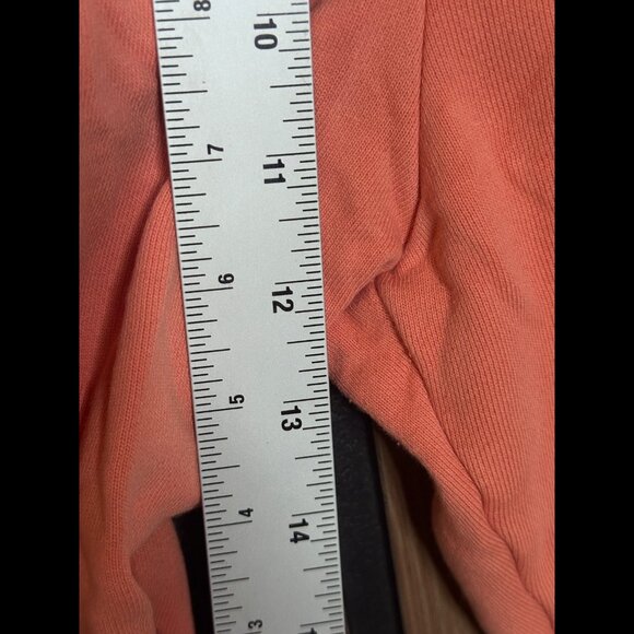 Monrow Sweatpants S / M Womens Pink Coral Fleece Drawstring Joggers - Picture 4 of 7